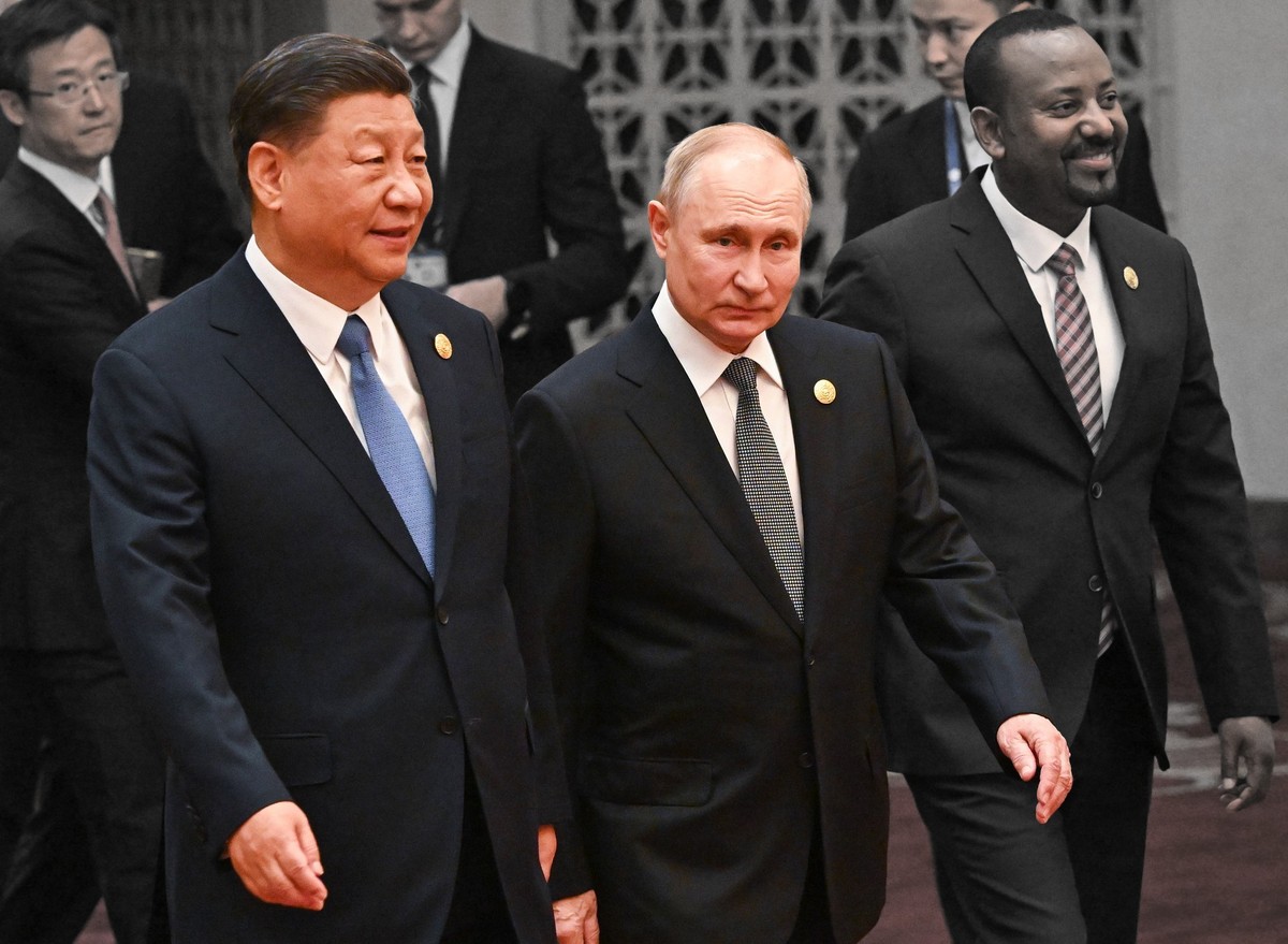 Poutine et Xi Jinping le 18 octobre 2023.