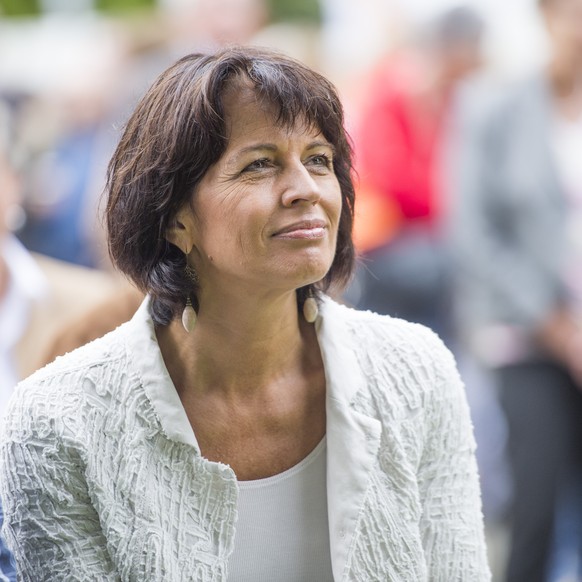 CVP-Bundesrätin Doris Leuthard am Parteitag in Sempach.