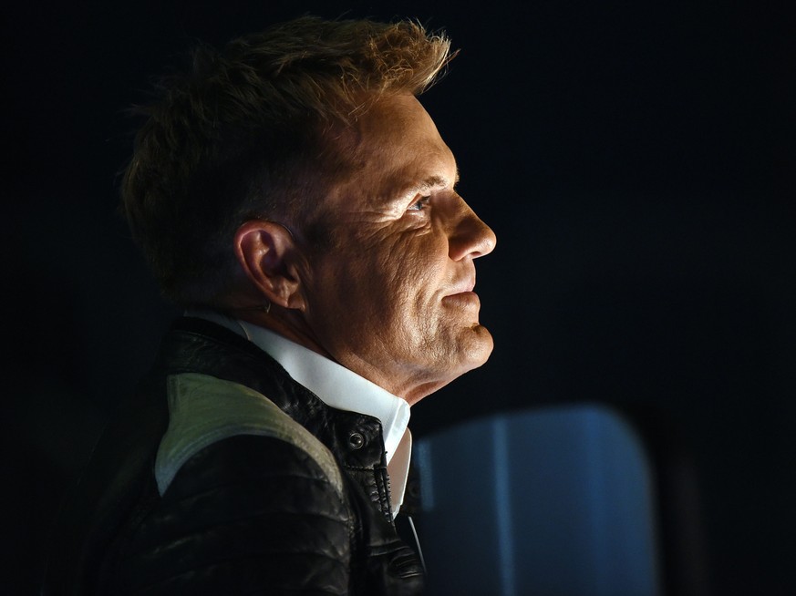 epa05294296 Jury member Dieter Bohlen looks on during the final of the RTL casting show &#039;Deutschland sucht den Superstar&#039; (DSDS, lit.: Germany Seeks the Superstar) in Duesseldorf, Germany, 0 ...