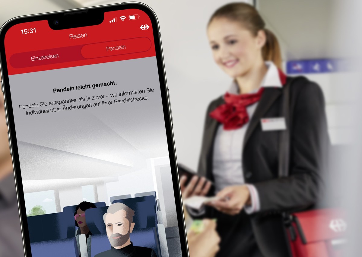 Die neue SBB-App, lanciert im Oktober 2022.