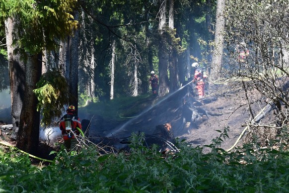 Waldbrand Lenzerheide 21.6.2025