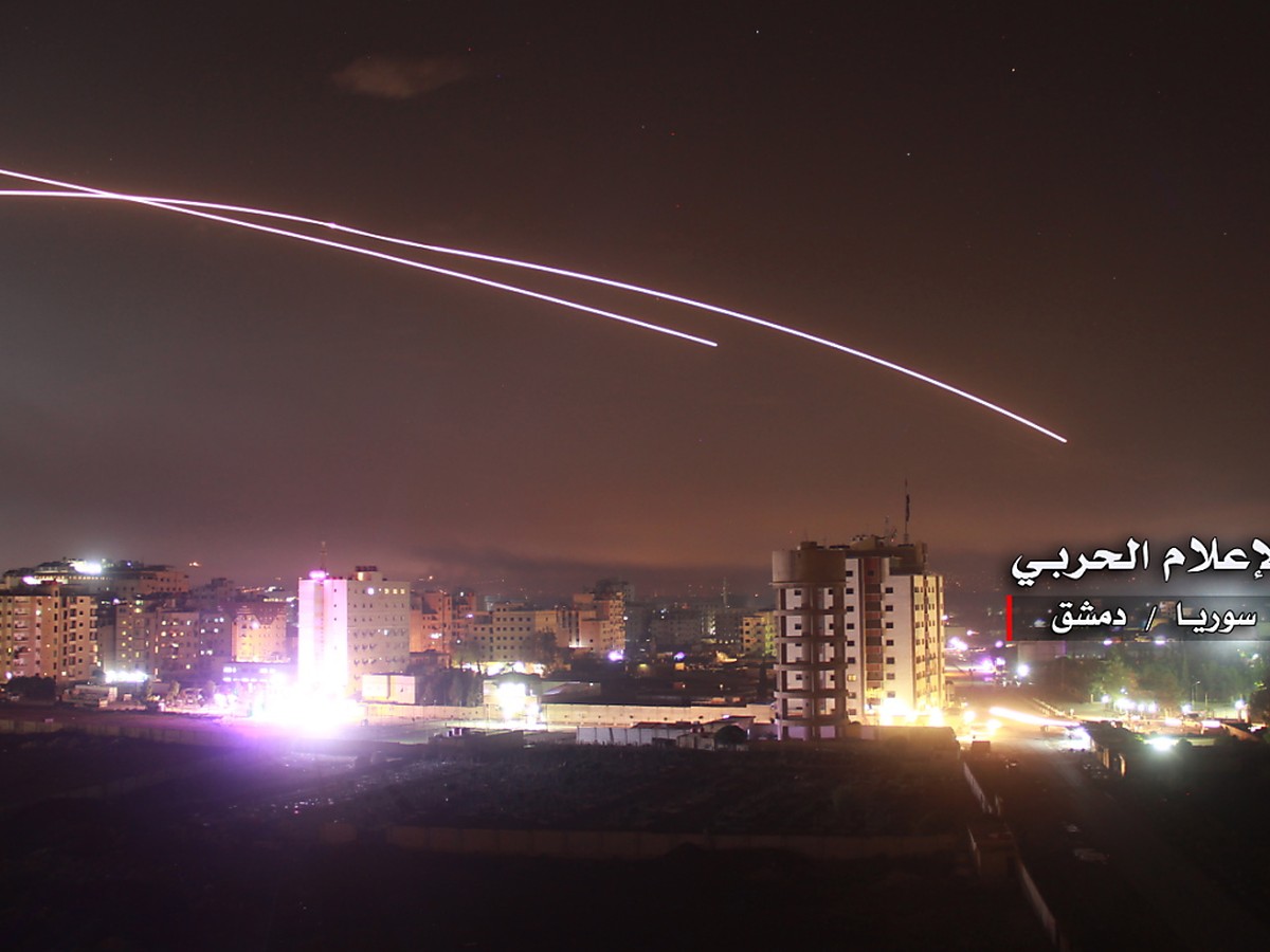 Selon l'agence de presse syrienne Sana, la plupart des missiles ont