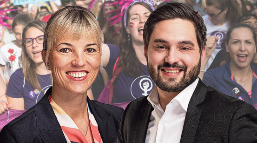 Die Nationalräte Diana Gutjahr (SVP/TG) und der Aargauer Cédric Wermuth (SP/AG) kreuzen die Klingen.