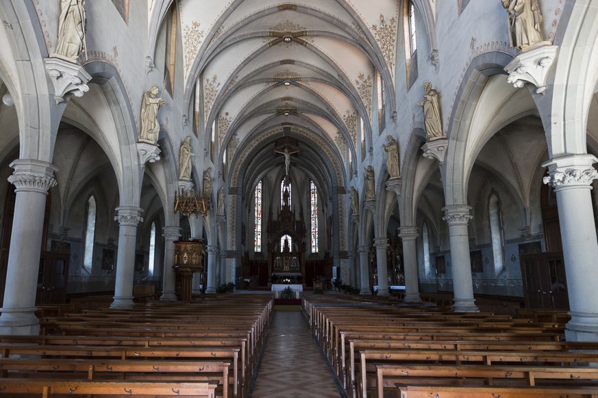 So sieht der Innenraum der Rorschacher Kirche aus.