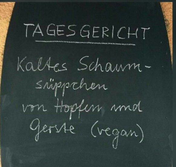 «Wish You Were Beer» – die besten Bar-Tafeln
auch ganz nett :D