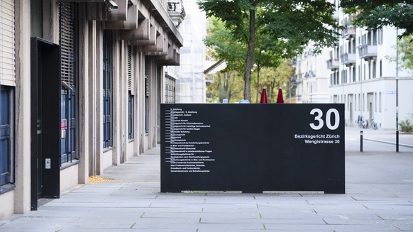 Das Gebaeude des Bezirksgerichts an der Wengistrasse 30 in Zuerich fotografiert am 3. Oktober 2016 in Zürich. (KEYSTONE/Manuel Lopez)