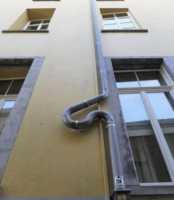 Die lustigsten Fails der Woche: Dachrinne