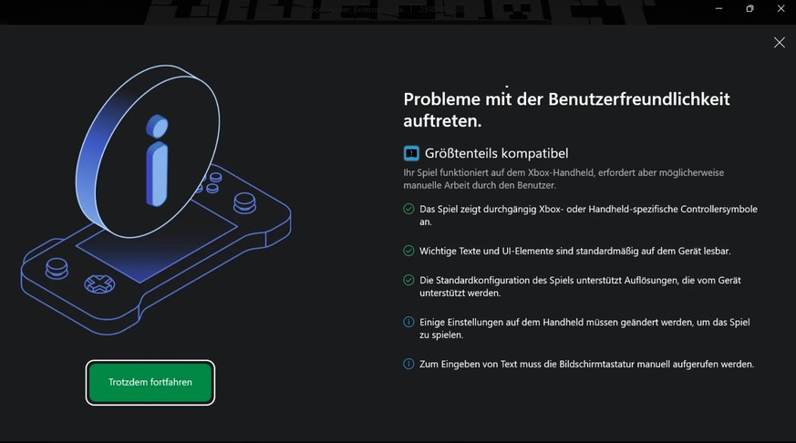 Kompatibel oder nicht: Immer wieder bremsen Einschränkungen dieser Art den Spielspass aus.