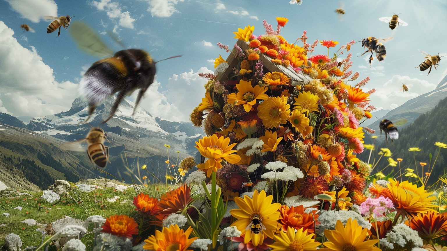 Mehr Blumen für die Bienen.
