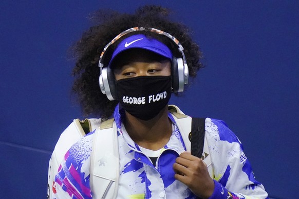 Bei den US Open erinnerte die in den USA aufgewachsene Japanerin an die Opfer von Polizeigewalt.