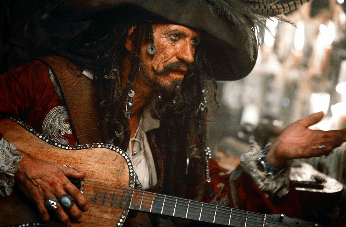 Keith Richards in 'Pirates of the Caribbean: At World's End'