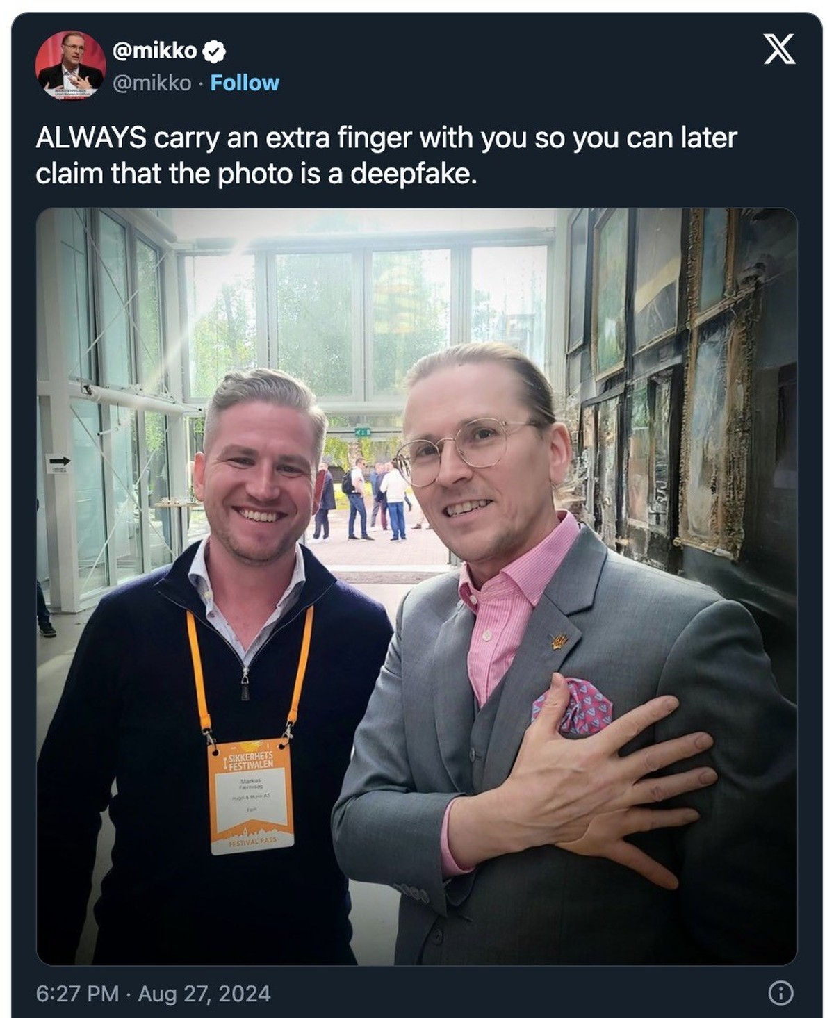 Lifehack, um auf Deepfakes reagieren zu können.
