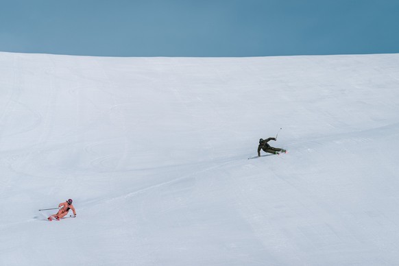 Die Ersten auf der Piste