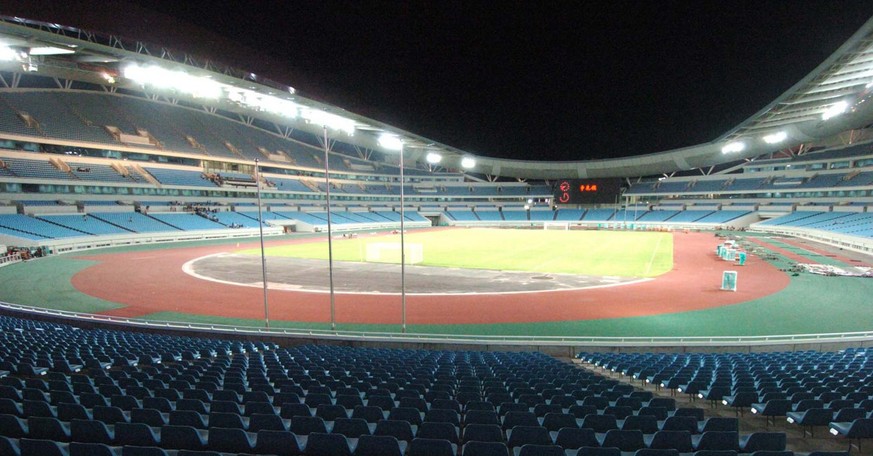 Auch im Olympiastadion von Nanjing finden 60'000 Zuschauer Platz.