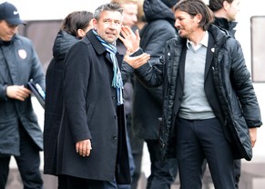 Usr Fischer (l.) und Andres Gerber bilden weiterhin ein Gespann beim FC Thun.