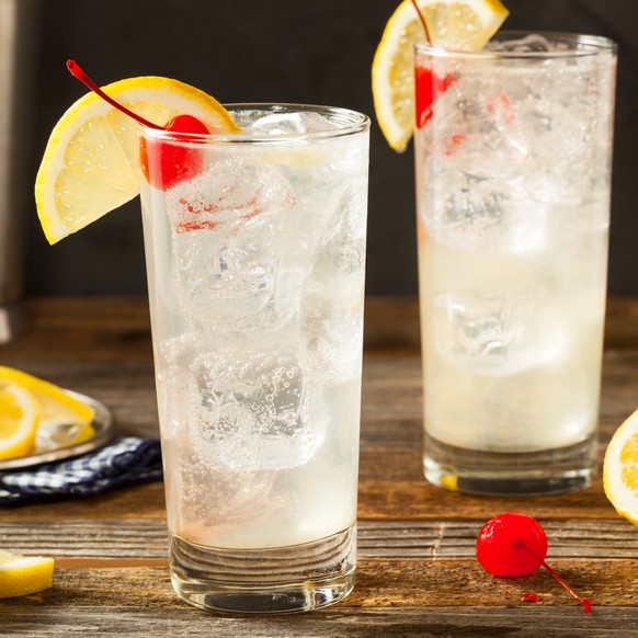 tom collins cocktail drink gin trinken alkohol retro