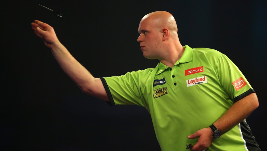 Bleibt der Topfavorit: Michael&nbsp;«Mighty Mike» van Gerwen.