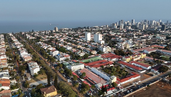 250915 -- MAPUTO, Sept. 15, 2025 -- An aerial drone photo taken on Sept. 11, 2025 shows a city view of Maputo, Mozambique. MOZAMBIQUE-MAPUTO-CITY VIEW HanxXu PUBLICATIONxNOTxINxCHN