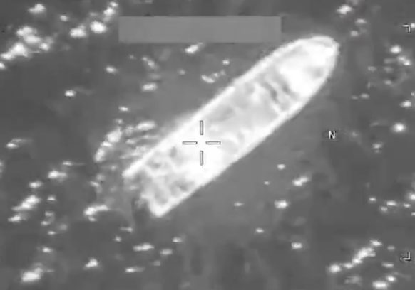 Das Boot mit mutmasslichen Drogenschmugglern.