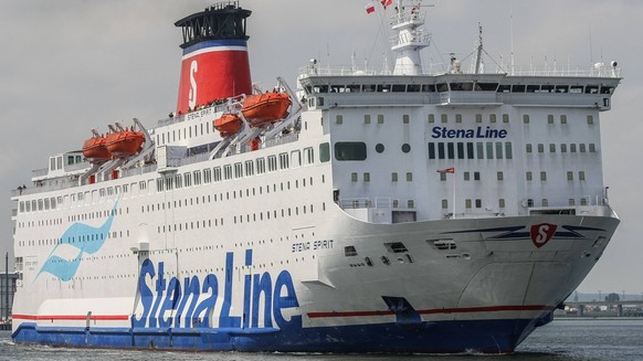 June 23, 2017 - Gdynia, Poland - Stena Spirit ferry is seen in Gdynia, Poland on 23 June 2017 Due to the growing demand for freight transport Stena Line introduces the fourth ferry to the service on t ...