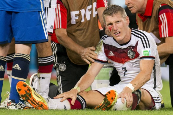 Schweinsteiger während des WM-Finals 2014.