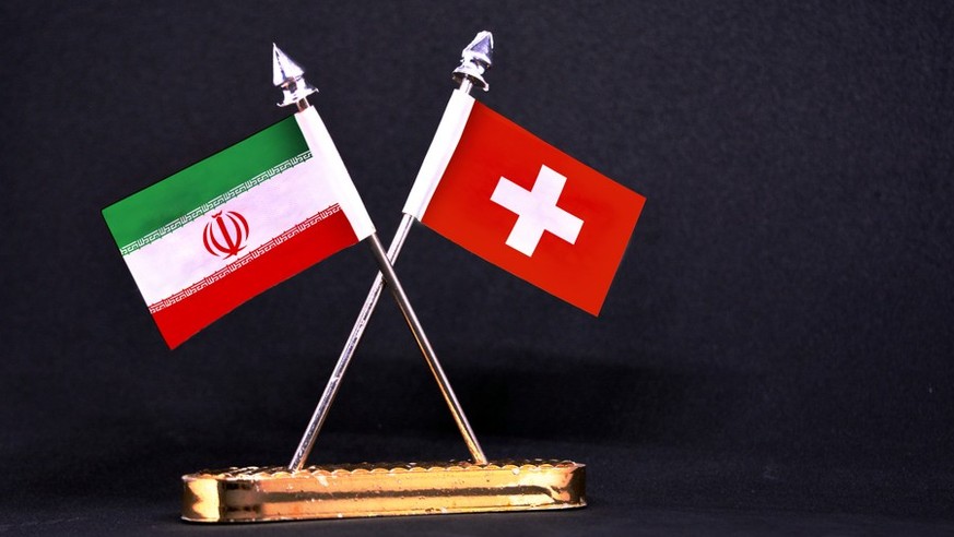 iran flag switzerland flag