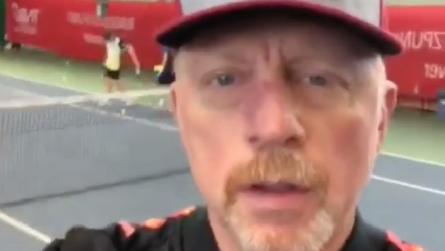 Boris Becker in einem seiner «Rap-Videos».