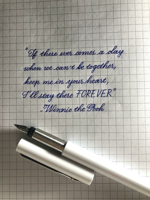 Perfekte Schrift