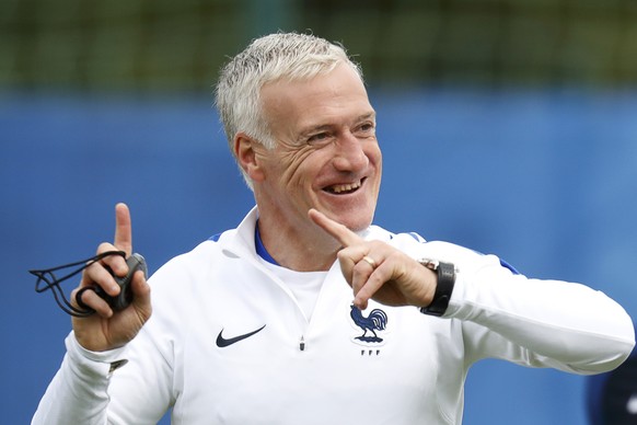 Der französische Nationaltrainer Didier Deschamps wirkt zuversichtlich, dass er gegen die Isländer den richtigen Plan hat.