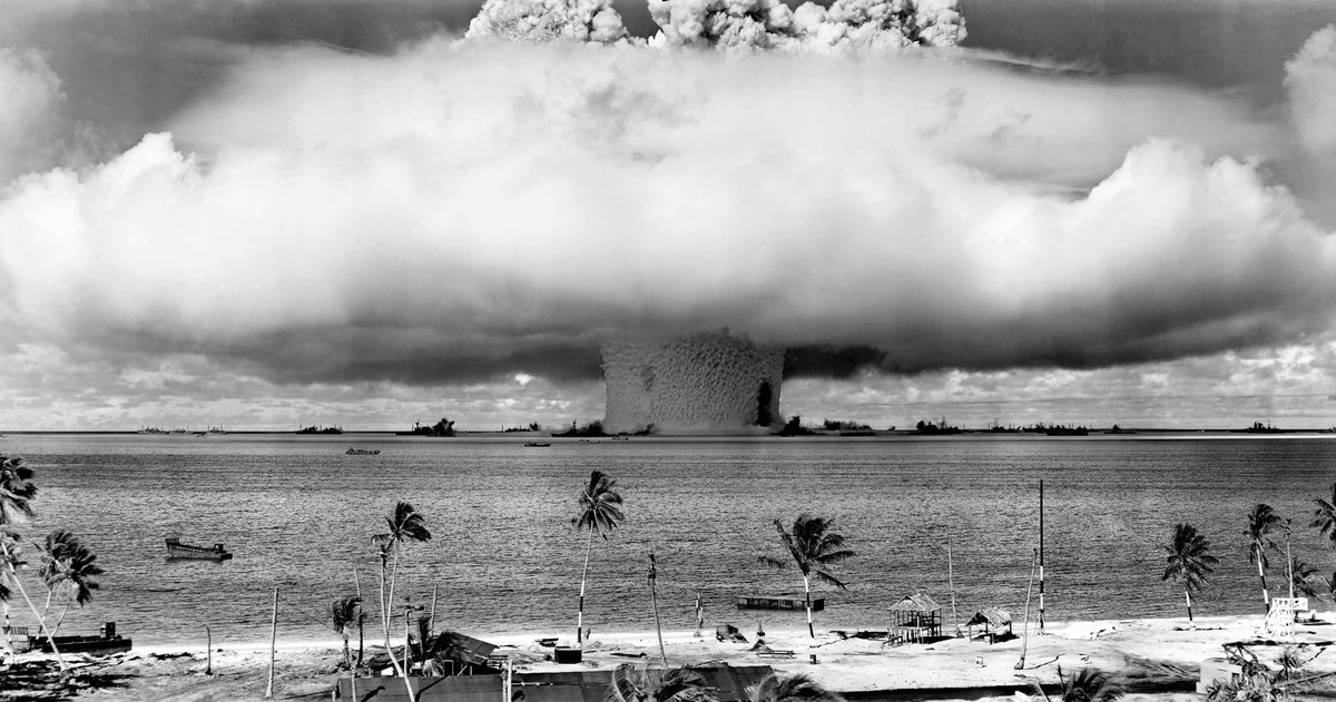 Operation Crossroads was a pair of nuclear weapon tests conducted by the United States at Bikini Atoll in mid-1946. They were the first nuclear weapon tests since Trinity in July 1945, and the first d ...