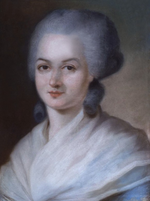 Olympe de Gouges, Pastell von Alexander Kucharski (1741-1819)
https://commons.wikimedia.org/w/index.php?curid=74326258