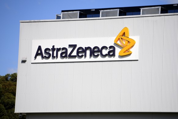 epa08968561 (FILE) - A view of the logo at biopharmaceutical company AstraZeneca headquarters in Sydney, Australia, 19 August 2020 (reissued 27 January 2021). AstraZeneca has rejected EU&#039;s critic ...