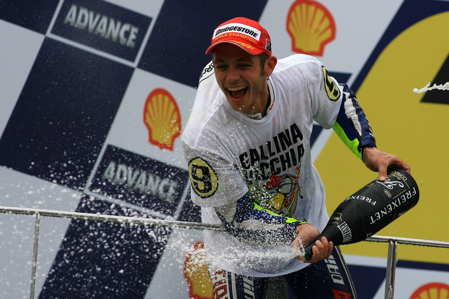 2009 wird Valentino Rossi zum letzten Mal Weltmeister – zwölf Jahre später tritt er 42-jährig zurück.