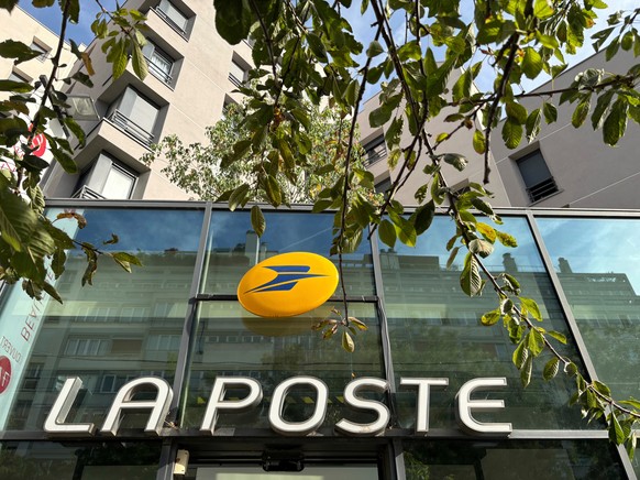 FILE - A general view of France's national postal service, La Poste, in Paris, Saturday, Aug. 23, 2025. (AP Photo/Bertrand Combaldieu, File)
France Postal Service Cyberattack