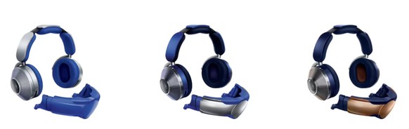 In diesen Farben soll der Luftfilter-Kopfhörer von Dyson erscheinen.