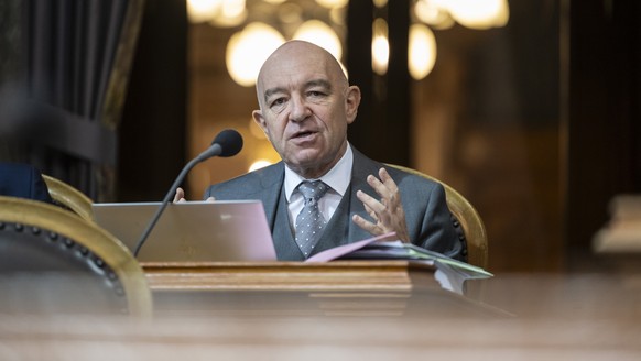 Daniel Jositsch, SP-ZH, aeussert sich zum Familiennachzug, an der Herbstsession der Eidgenoessischen Raete, am Dienstag, 10. September 2024 im Staenderat in Bern. (KEYSTONE/Alessandro della Valle)