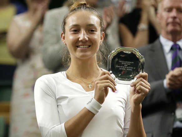 2018 stand Küng in Wimbledon bei den Juniorinnen im Final.
