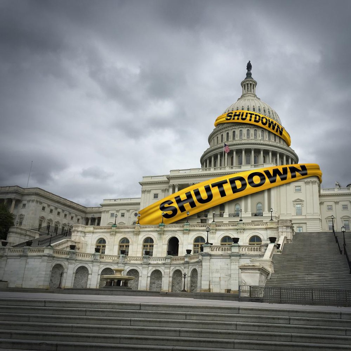shutdown capitole Etats-Unis gouvernement américain fermeture administration politique Joe Biden