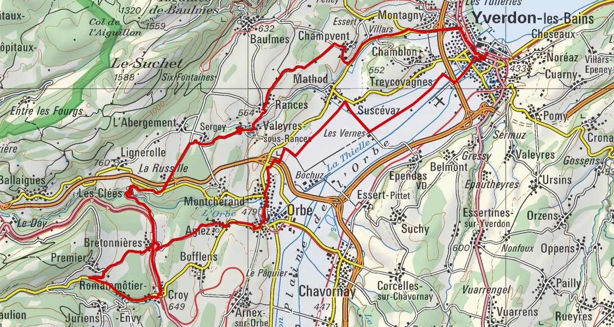 Die schönsten Velo-Ausflüge der Schweiz YVERDON