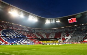 Bayern-Choreo in der Allianz Arena.