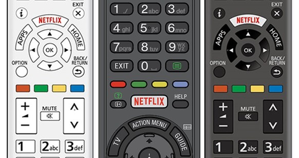 Panasonic, Philips, Sony, Toshiba und Vestel werden Fernbedienungen ihrer TV-Geräte mit einem Netflix-Knopf versehen.