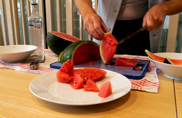 Die Watson-Wodka-Wassermelone!
