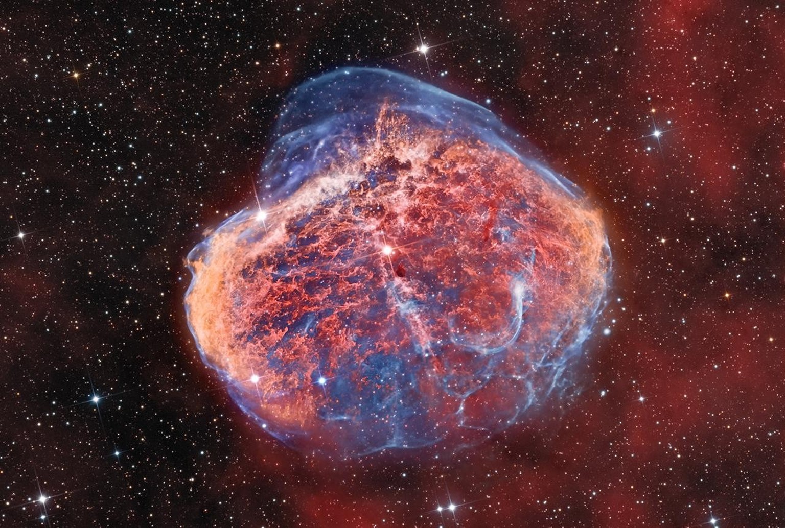 Die Nominierten für den Astronomy Photographer of the Year 2022. NGC 6888 the Crescent Nebula by Bray Falls – Astronomy Photographer of the Year 2022 – Stars &amp; Nebulae.