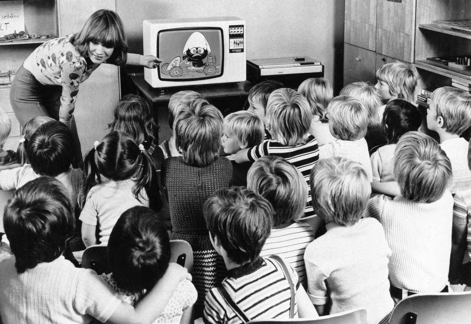 Schulklasse in den 1970er-Jahren.