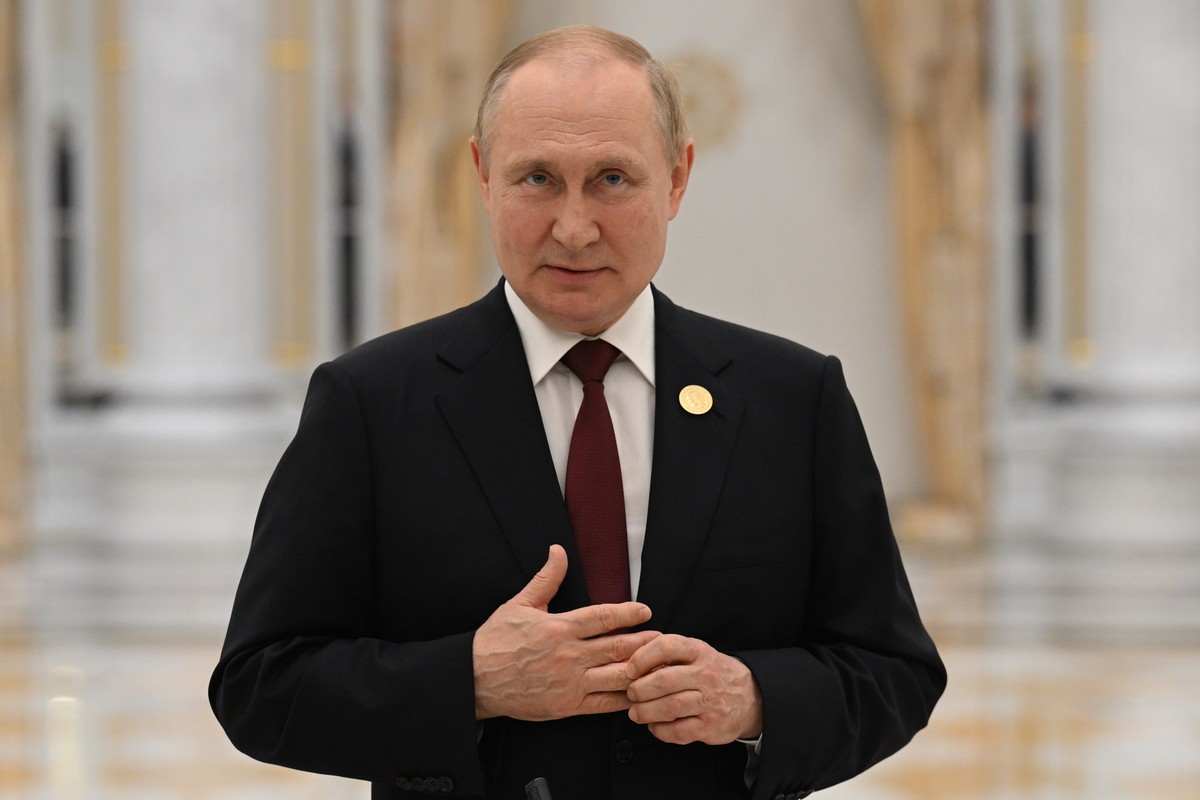 Russian President Vladimir Putin speaks to the media after the summit of Caspian Sea littoral states in Ashgabat, Turkmenistan, Thursday, June 30, 2022. (Dmitry Azarov, Sputnik, Kremlin Pool Photo via ...