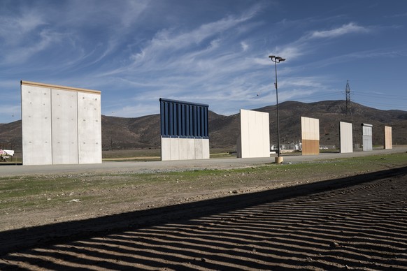 Existiert nur als Muster: Trumps Mauer gegen Mexiko.