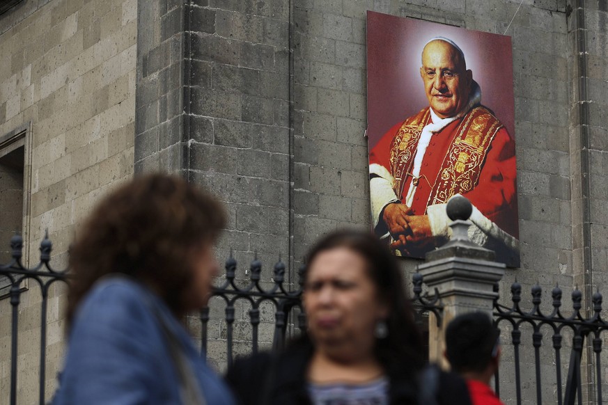 Bildnis von Papst Johannes XXIII. in Rom: Der Reformpapst eröffnete das Zweite Vatikanum.&nbsp;