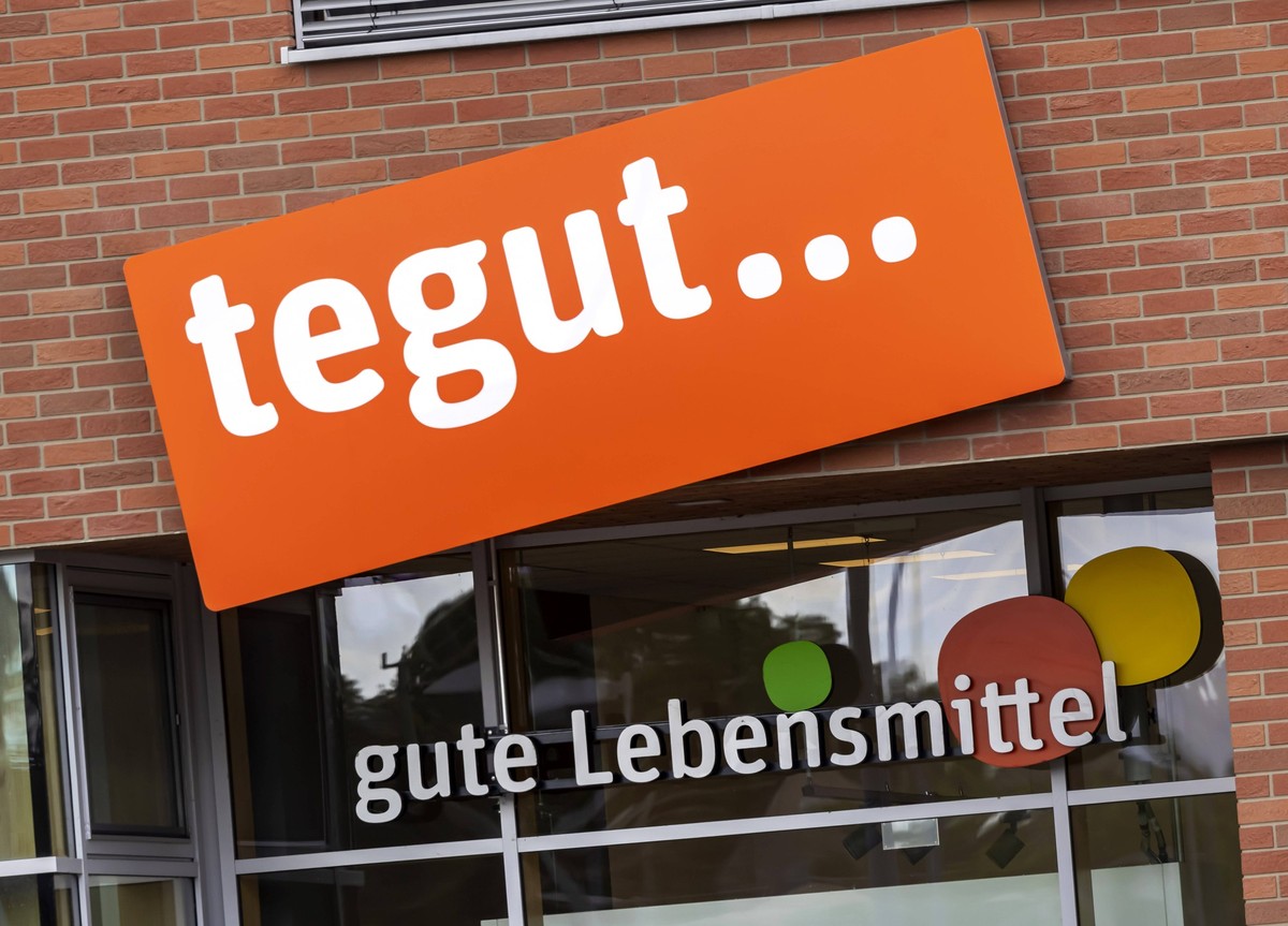 Tegut Supermarkt in Ellwangen. // 23.07.2024: Ellwangen Jagst, Baden-W