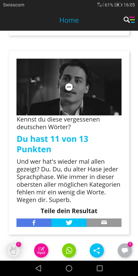 Unsere Sprache ist verseucht? Dann zeig uns, wie viele dieser vergessenen Wörter du kennst
Ausgleich zu meinen himmeltraurigen Logikrätsel Resultaten.