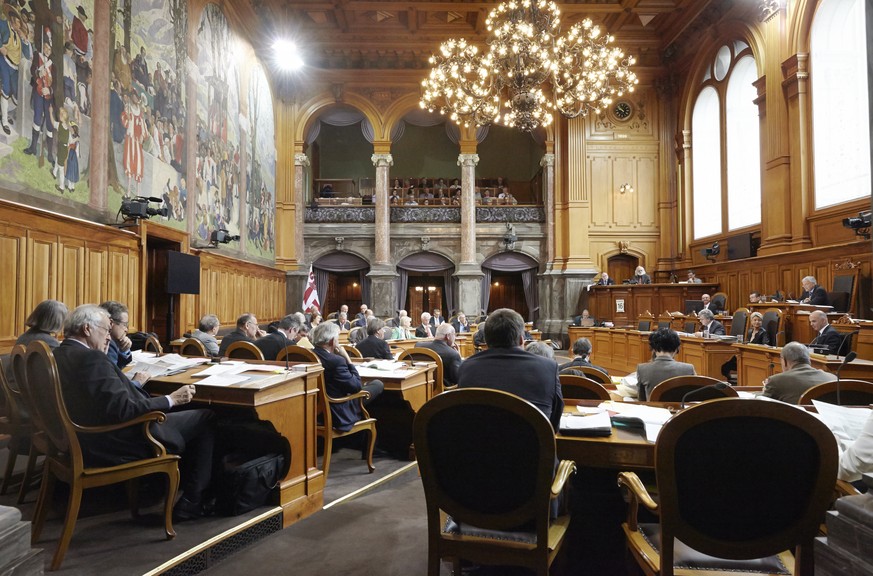 Bern, 16.09.2015, Blick in den Saal waehrend der Session im Staenderat. (Yoshiko Kusano/EQ Images)